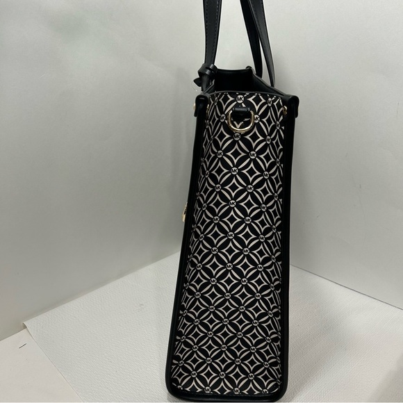 Michael Michael Kors Large Black/Ltd Cream Multi NS Tote - Picture 5 of 14
